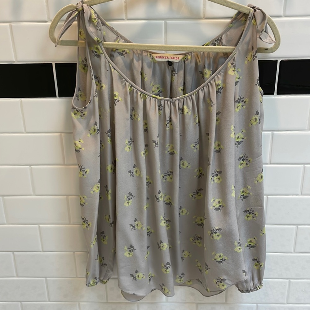 Rebecca Taylor open shoulder top sz6